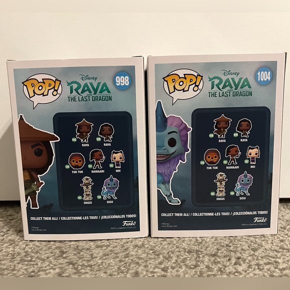 Funko Pop! Disney Raya and the Last Dragon - Raya #998 & Sisu #1004 - Picture 4 of 7